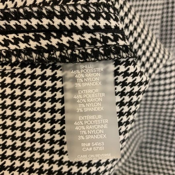 New Calvin Klein Elegant Houndstooth Timeless Sheath Dress - Picture 4 of 7